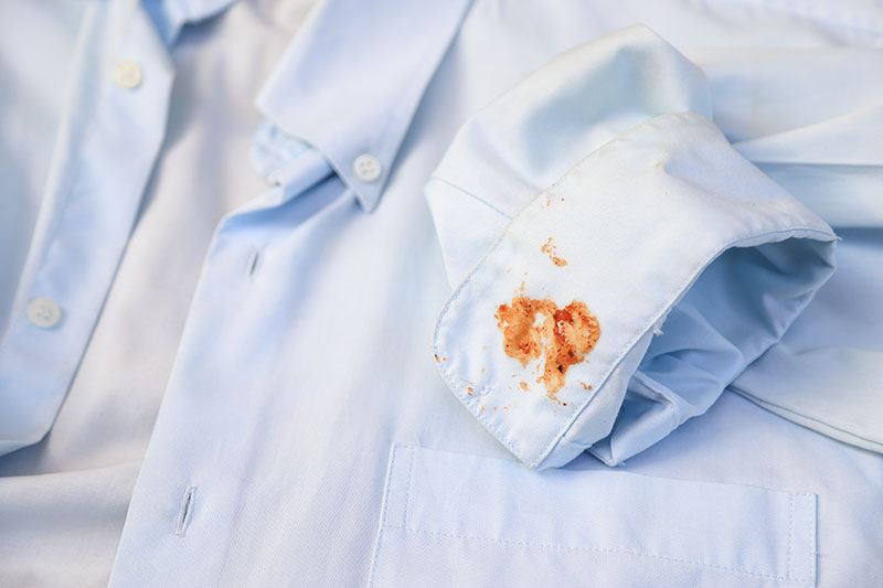 stain on a shirt