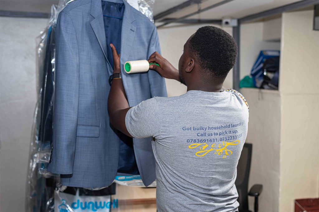 cleaning coat